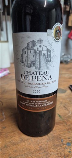 Roussillon Côtes du Roussillon Villages Château Peña 2020