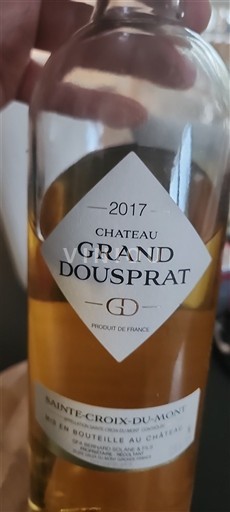 Bordeaux Sainte-Croix-Du-Mont Château Grand Dousprat 2017