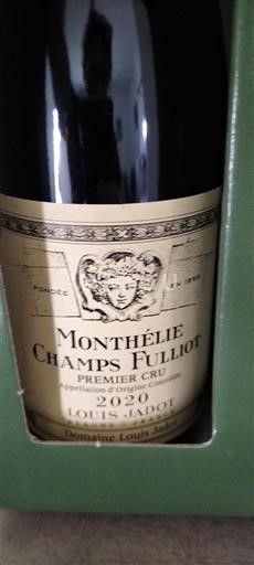 Bourgogne Monthélie Premier Cru Domaine Louis Jadot Champs Fulliot 2020