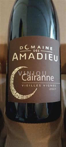 Rona dolina Cairanne Domaine Des Amadieu Vieilles Vignes 2021