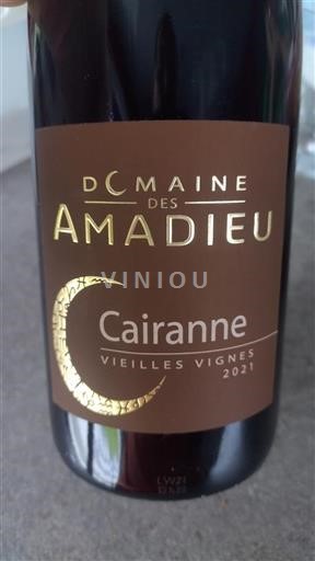 Rona dolina Cairanne Domaine Des Amadieu Vieilles Vignes 2021