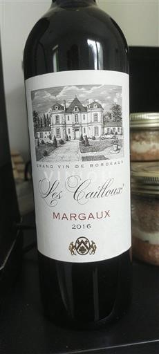 Burdeos Margaux Les Cailloux 2016
