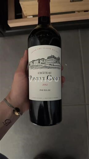 Burdeos Pauillac Grand Cru Pontet-Canet 2012