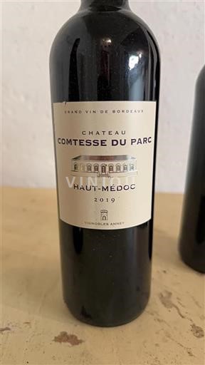 Bordeaux Haut-Médoc Château Comtesse du Parc 2019