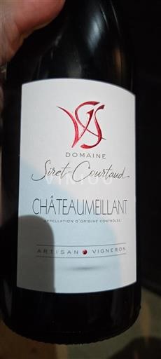 Loiredalen Châteaumeillant Domaine Siret-Courtaud Icke årgångsbetecknad
