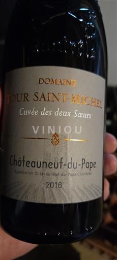 Rhônedalen Châteauneuf-du-Pape Domaine Tour Saint-Michel des deux Sœurs 2016