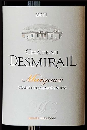 Bordeaux Margaux Desmirail 2011