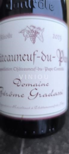 Rhône Valley Châteauneuf-du-Pape Domaine Jérôme Gradassi 2023