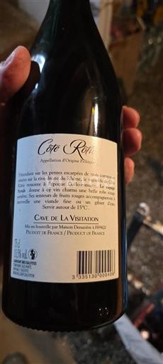 Vallée du Rhône Côte-rôtie Cave de la Visitation 2017