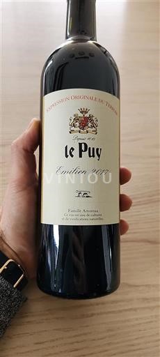 Bordeaux Francs-Côtes-de-Bordeaux Château Le Puy Émilien 2017