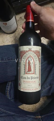 Bordeaux Pomerol Clos du Pèlerin 2012