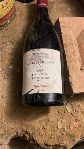 Mosela Markus Molitor Brauneberger Klostergarten 2015