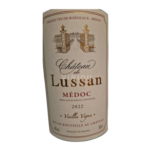 Bordeaux Médoc Château Lussan Vieilles Vignes 2022