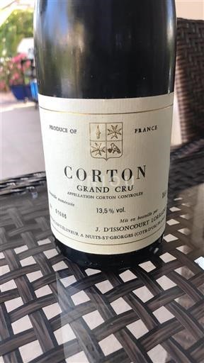 Borgoña Corton Grand Cru J. Issoncourt Lorrain Sin añada