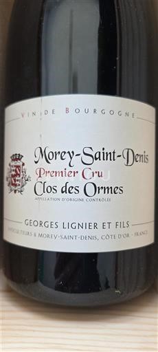 Borgoña Morey-Saint-Denis Premier Cru Georges Lignier et Fils Clos des Ormes 2011