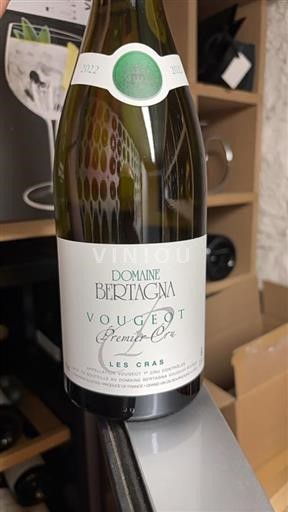 Burgundija Vougeot Premier Cru Domaine Bertagna Les Cras 2022