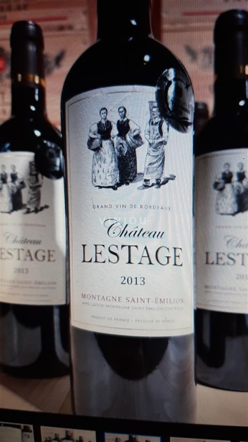 Burdeos Montagne-Saint-Émilion Château Lestage 2013