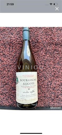 Borgoña Borgoña-Aligoté Domaine François Maldant Robespierre 1986