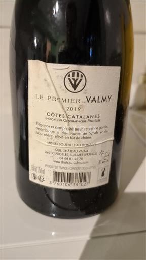 Languedoc và Roussillon Côtes Catalanes Château Valmy Le Premier de Valmy 2019
