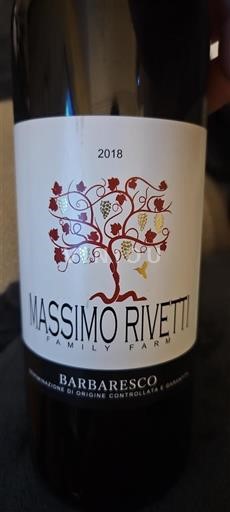 Piamonte Barbaresco Massimo Rivetti Family Farm 2018