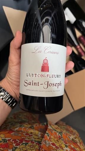 Rhônedalen Saint-Joseph Luyton-Fleury Les Cerisiers Icke årgångsbetecknad