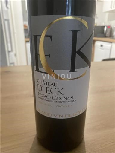 Bordéus Pessac-Léognan Château Eck Não Sazonado