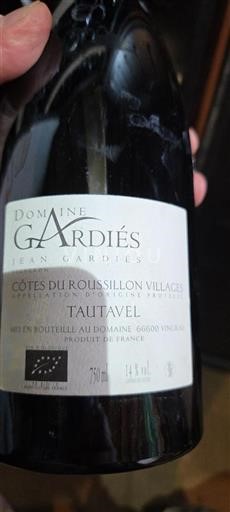 Rosellón Côtes del Roussillon Villages Domaine Gardiés Tautavel 2017