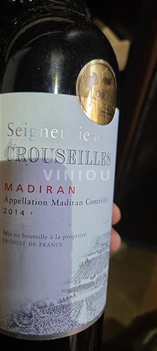 Sud-Ovest Madiran Seigneurie de Crouseilles 2014