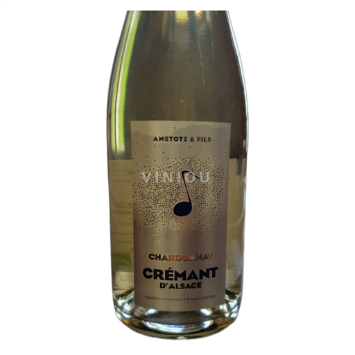 Vin Effervescent Blanc sec Chardonnay Anstotz & Fils 2022 France Alsace Crémant-d'alsace AOC