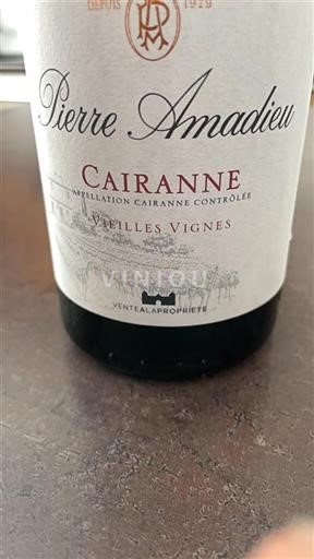 Valle del Rodano Cairanne Pierre Amadieu Vieilles Vignes 2023