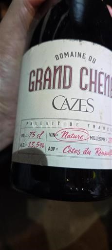 Roussillon Côtes du Roussillon Grand Chêne Nature 2019
