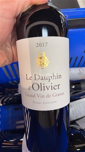 Bordo Pessac-Léonjan Château Olivier Le Dauphin d'Olivier 2017
