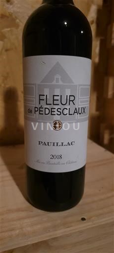 Bordeaux Pauillac Château Pédesclaux Fleur de Pédesclaux 2018
