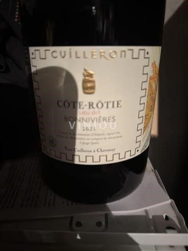 Rhône Valley Côte-Rôtie Yves Cuilleron Lieu-dit Bonnivières 2021