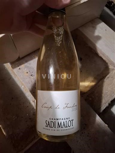 Champagne Champagner Sadi Malot Coup de Foudre 2014