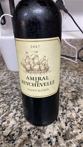 Bordeaux Saint-Julien Château Beychevelle Amiral de Beychevelle 2007