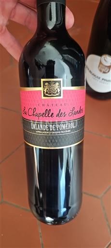 Burdeos Lalande-de-Pomerol Château La Chapelle des Landes 2024