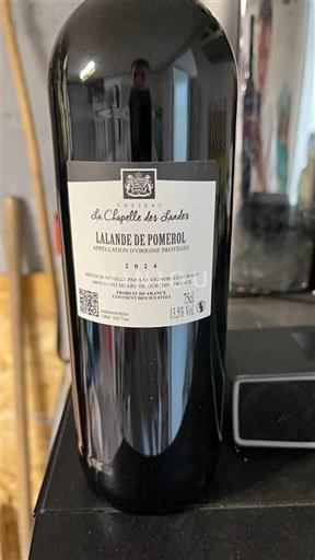 Bordeaux Lalande-de-Pomerol Château La Chapelle des Landes 2024