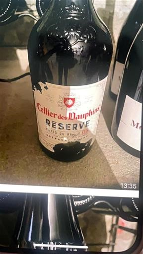 Valle del Ródano Côtes del Ródano Cellier des Dauphins Réserve 2019
