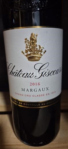 Bordeaux Margaux Grand Cru Château Giscours 2016