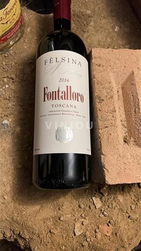 Tuscany Not Specified Fèlsina Fontalloro 2016