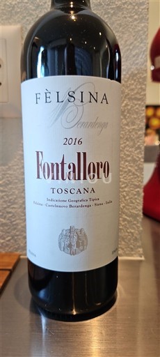 Toscana Ikke specificeret Fèlsina Fontalloro 2016