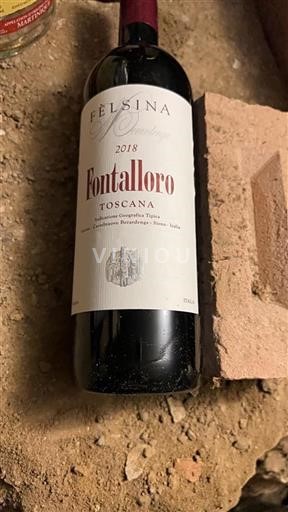 Tuscany Not Specified Fèlsina Fontalloro 2018