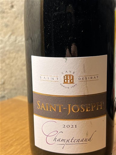 Rhônedalen Saint-Joseph Cave Saint Désirat Champtenaud 2021