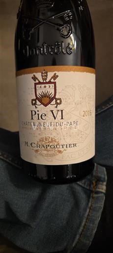 Valle del Ródano Châteauneuf-du-Pape. M. Chapoutier Pie VI 2016