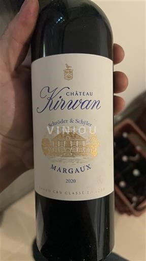 Bordeaux Margaux Grand Cru Château Kirwan 2020