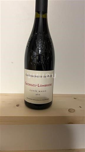 Rona dolina Châteauneuf-du-Pape Georges-Lombrière Marie 2015