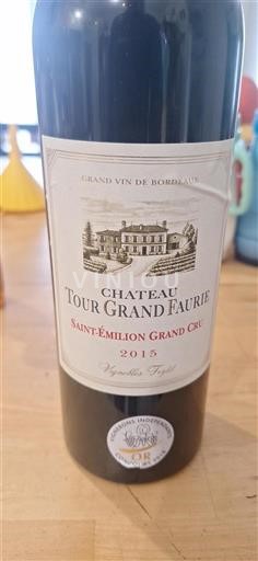 Bordéus Saint-Émilion Grand Cru Château Tour Grand Faurie 2015