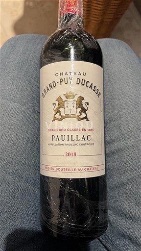 Bordeaux Pauillac Grand Cru Château Grand-Puy Ducasse 2018