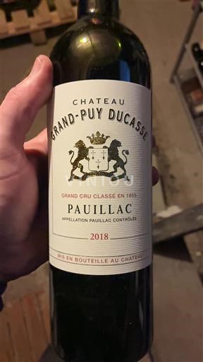 Bordeaux Pauillac Grand Cru Château Grand-Puy Ducasse 2018